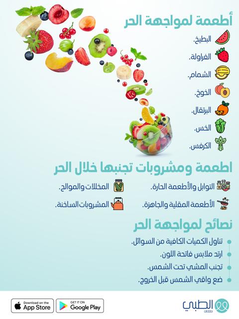 اطعمة لمواجهة الحر